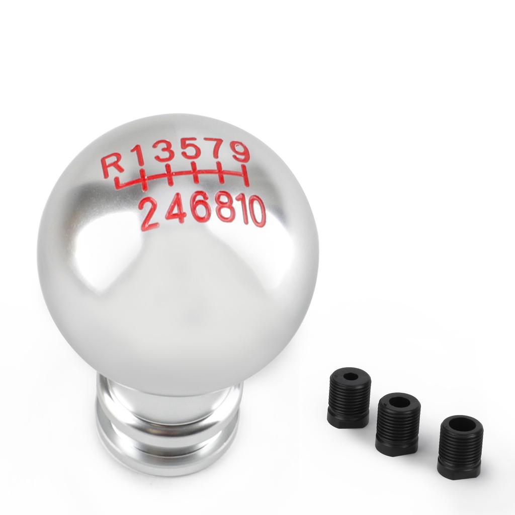 Aluminum 5/6/10 Speed M12 gear lever knob Universal Car Gear Shift Knob Manual Automatic Gear Lever Knob Shift Lever M8 M10