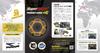 Supersprox Driven Rear Aluminum for NINJA650 Z650 and Sprocket, STEALTH, & Steel, 50T, Gold, RST-47850-GLD, NINJA400/R (2011-2017), (2017-2019),