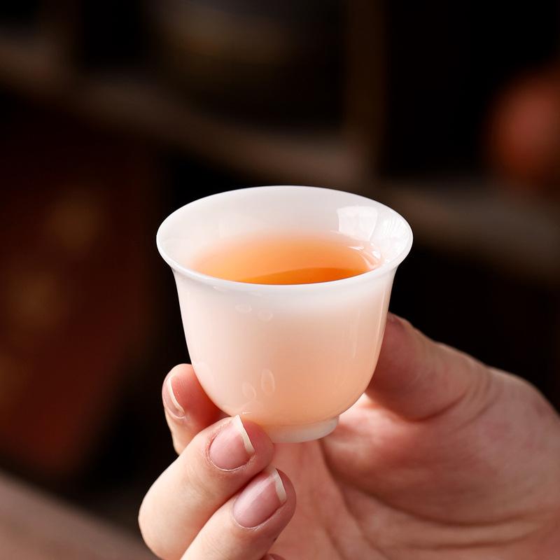 New High-grade Ice Jade Porcelain Portable Travel Tea Set with Gifts, Company Business Event Gifts