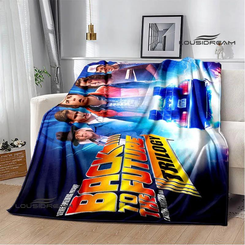 Movie Back To The Future blankets picnic blanket Warm Flannel blankets Soft and comfortable blanket bed linings Birthday Gift