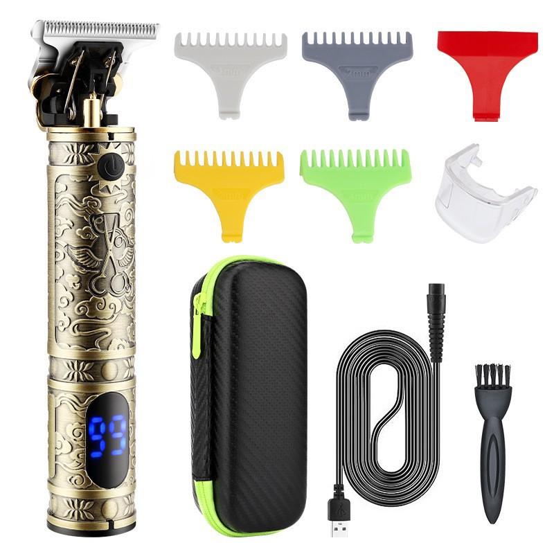 New Style Hair Clipper High Power Electric Clipper Hair Salon Professional Hair Clipper Set Household USB Rechargeable Electric Clipper