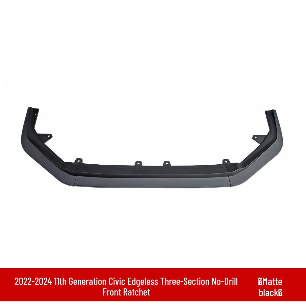 Honda Civic 2022 11th Gen: Upgraded Front Splitter, Rear Wing, Frameless Front Lip, Body Kit, & Rear Lip.