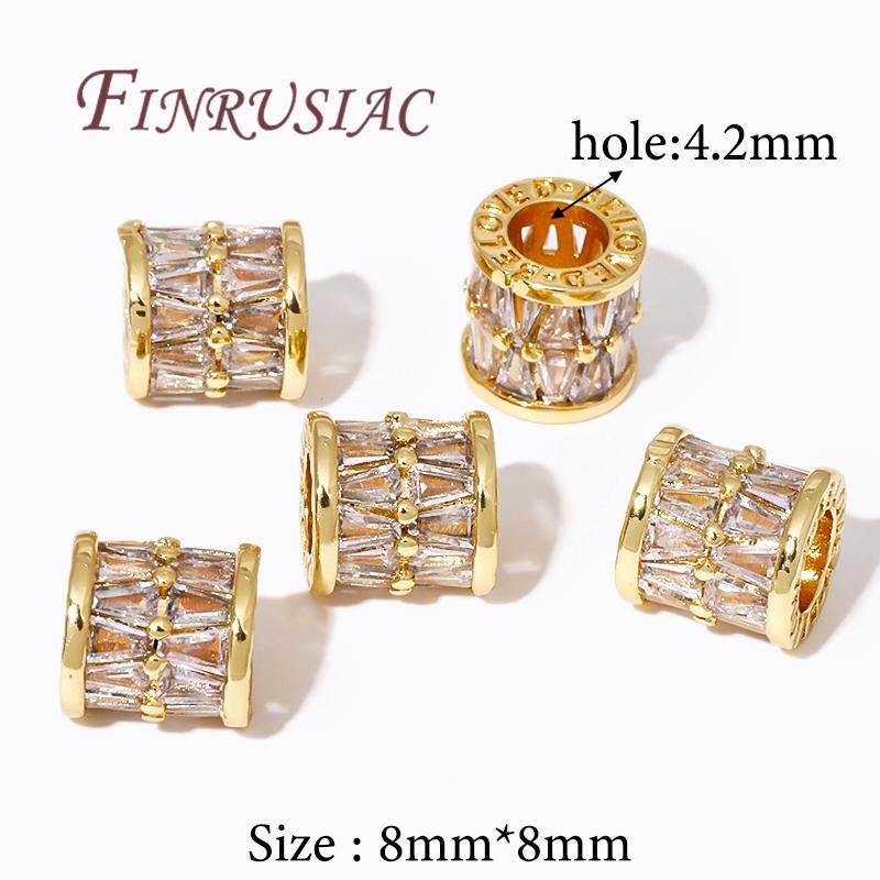 Multi Styles 18K Gold Plated Metal Beads Separators,Spacer Bead For Jewelry Making DIY Accessories,Bracelets Beads Wholesale