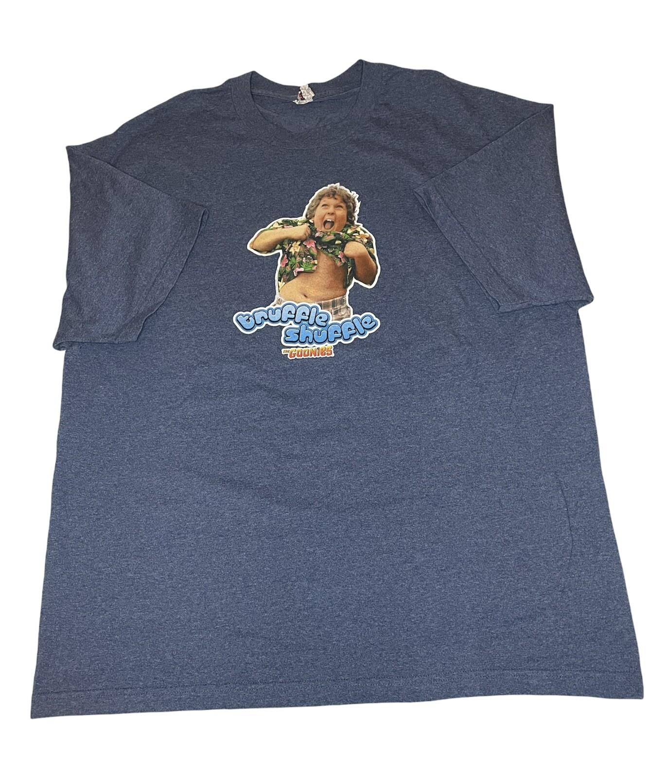 Y2K The Goonies T 2XL Chunk Truffle Shuffle Mens Blue Alstyle Movie Unisex T-Shirt XXXL