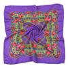 Russian Floral Printed Women's Head Wraps National Style Square Scarf Female Bandana Handkerchief Ethnic Shawl 70*70cm