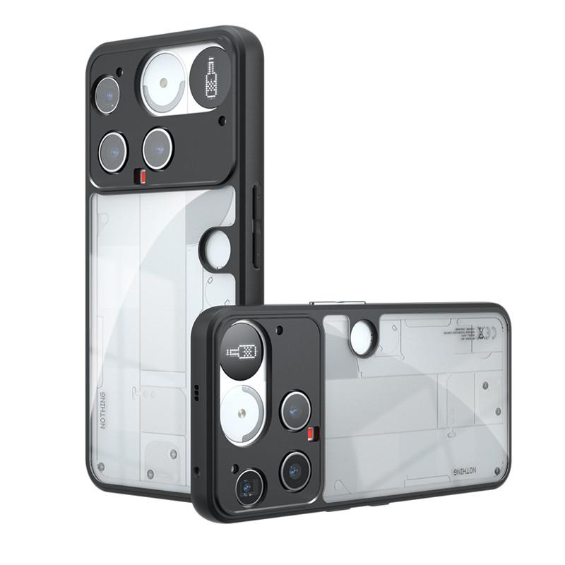 

For Nothing Phone 3 Case Nothing Phone 3 Cover TPU Frame Plastic Durable Bumper Protective Phone Cases On Nothing Phone3 Funda Nothing Phone (3) чёрный