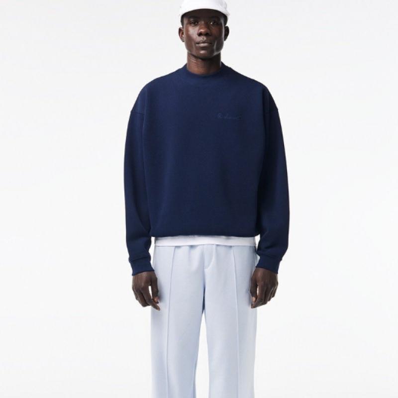 LacoSte Men S Signature Embroidered Match Mock Neck SweatShirt Sh7470 54g 166