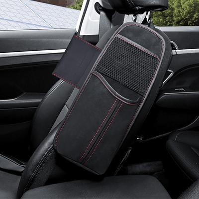 Car Seat Side Storage Bag Hanging Seat Organizer Tissue Holder Universal Mesh Storage Pocket For Phone Bottle Car Accessories