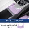 For BYD Dolphin Intelligent Driving Version 2025 Center Console Armrest Box Groove Silicone Pad Anti Scratch Accessories