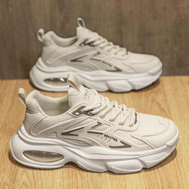 Men's Shoes Are Popular In Summer, Breathable Mesh Versatile Casual Dad Shoes, Men's Youth Air Cushion Running Sports Trendy Shoes