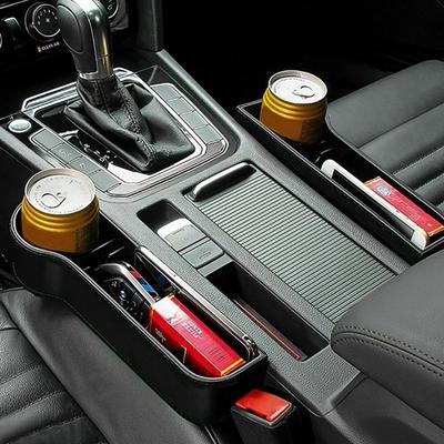 1ks / 2ks Box na autosedačku Štěrbinový úložný box Držák na pohár Organizér Auto Gap Pocket