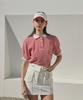 KANDINI Pink (Red) Signature Color Block Visor Hat