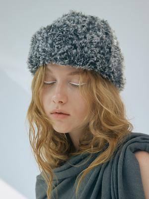 Poejidam [Let There Be Light] Fur Beanie In Gray