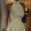 European and American New Summer Small French Hepburn Style Dress Women's Summer High-end Cake Skirt Short