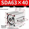 SDA Series Pneumatic Cylinders: Sizes 12 to 100mm, Stroke 35 to 90mm