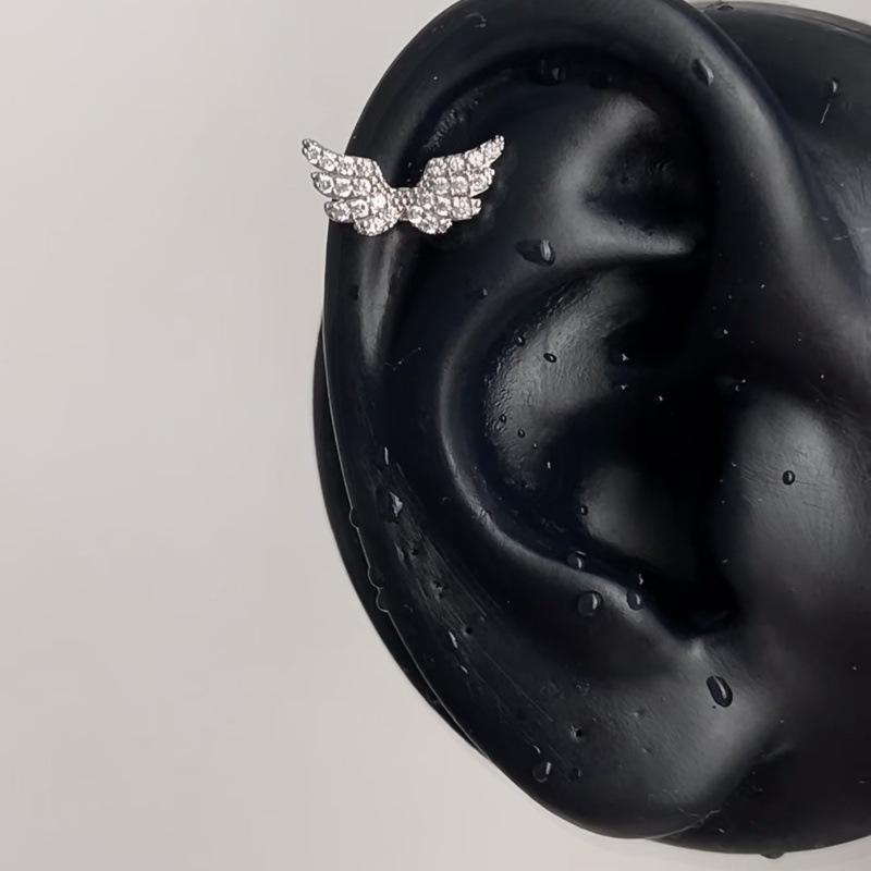 Punk Fashion Titanium Steel Ear Bone Studs: Cool Cochlear Piercing Earrings Collection