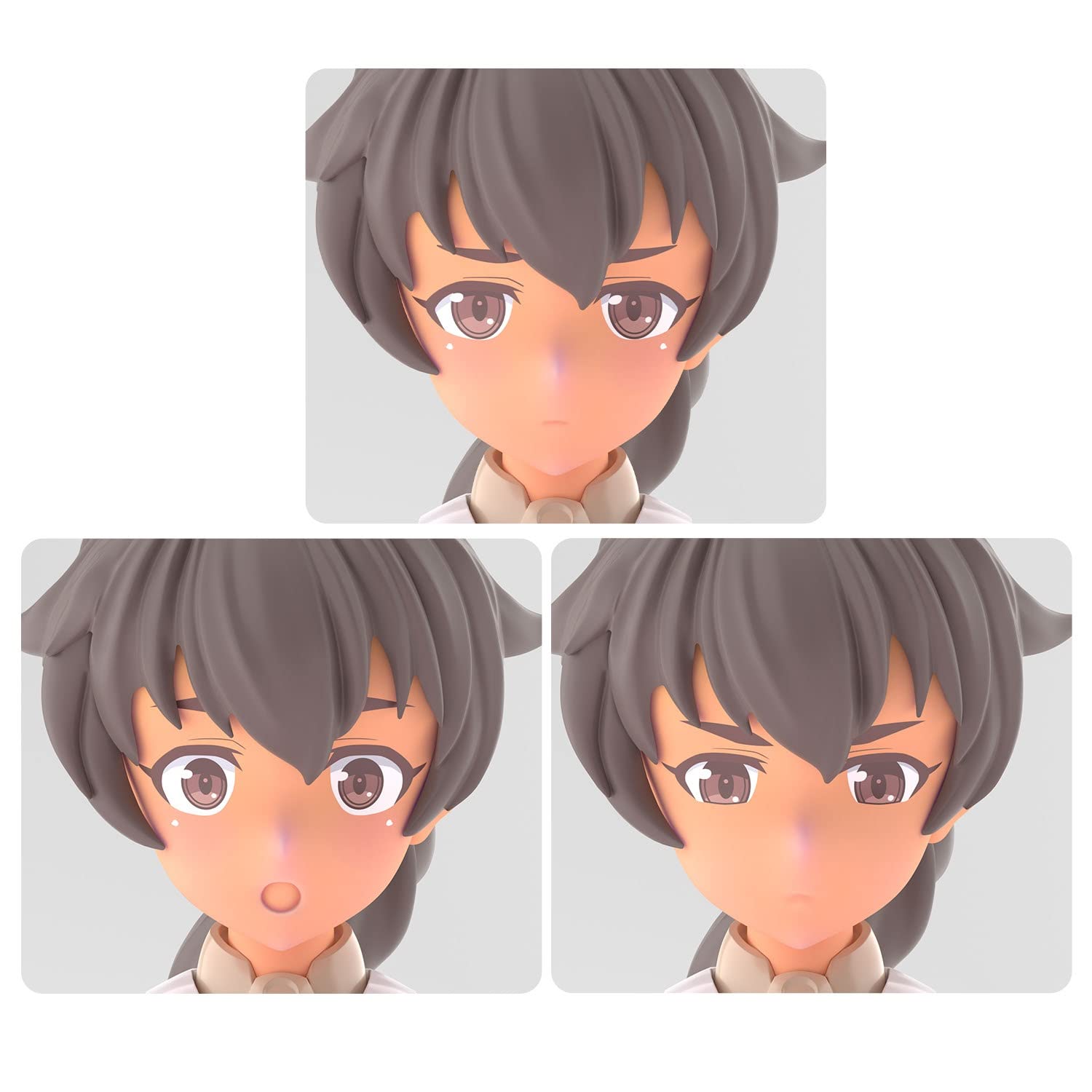 30MS Option Face Parts Expression Set 6 [Color C] Pre-Colored Plastic Model Kit
