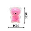 Gold Powder Bear Decompression Toy – Squeeze Music Cute Vent Beads Ball