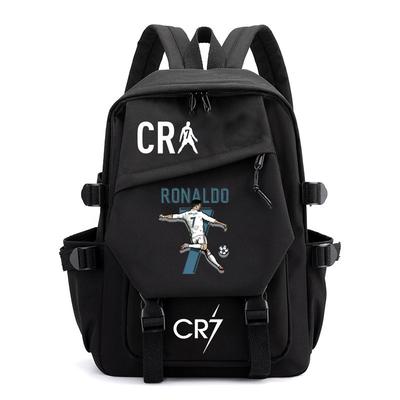 Champions League Schoolbag Manchester United Cr7 Schoolbag Backpack Student Cartoon Printed Backpack Youth Backpack