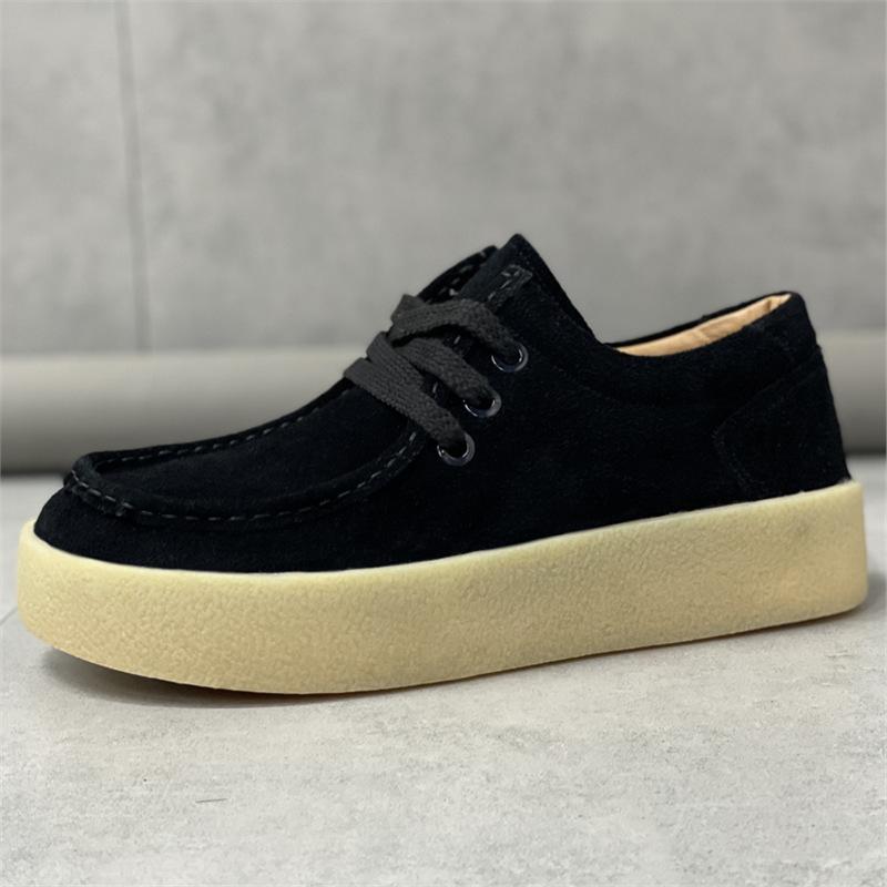 

Натуральная кожа весна новый флип мех повседневные платформа модные туфли шнуровка ysd 38