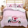 Girls Teen Romantic Bedding Collection King Paris Eiffel Tower Duvet Cover Microfiber British Style Love Heart Cartoon Comforter Cover
