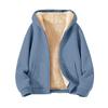 Cappotto da uomo pesante e spesso in pile Felpa con cappuccio da uomo Cardigan