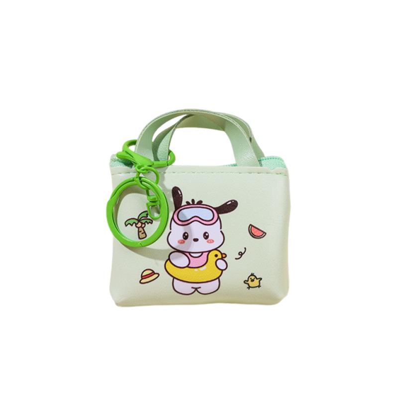 2025 Cute Cartoon Coin Purse Wallet - Small Leather Zipper Pouch for Students, Men & Women