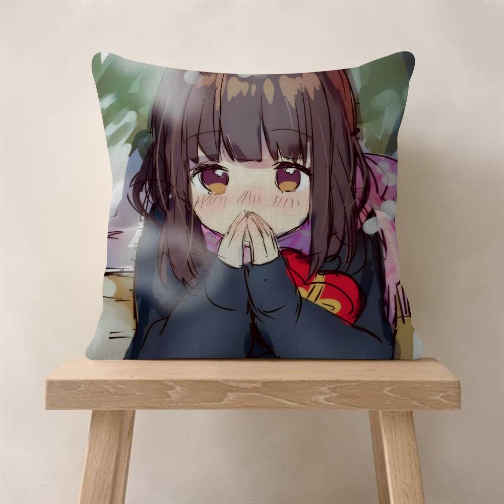 Anime Menhera cute Chan  Cushion Cover Pillow Cover Decor Pillowcase Printed Cushion Case for Couch