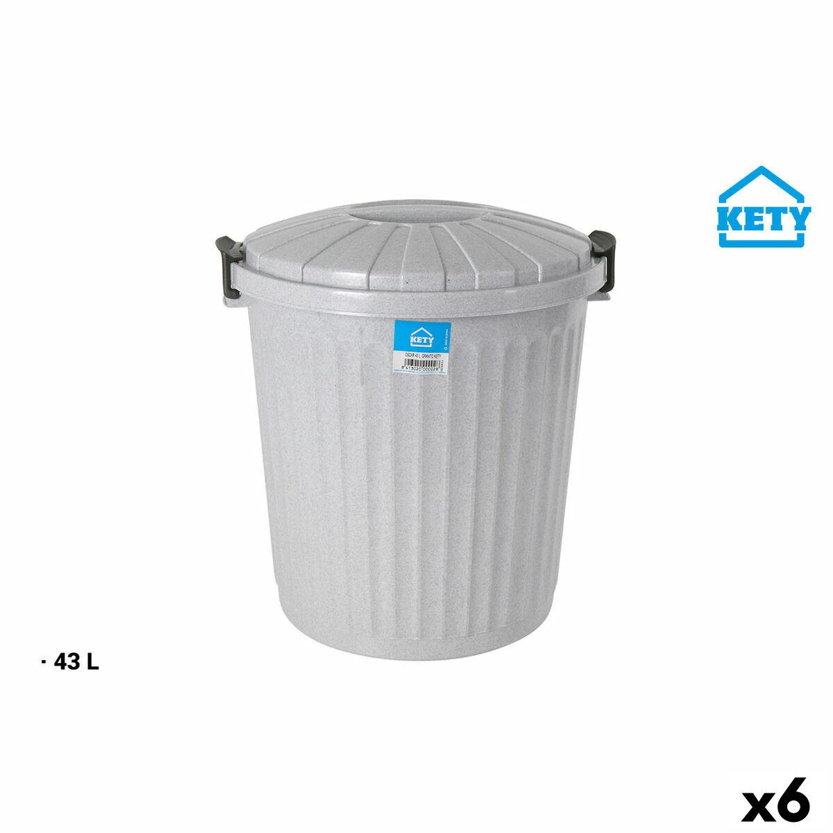 

43 L Waste Paper Basket (6 Units) TU прозрачный