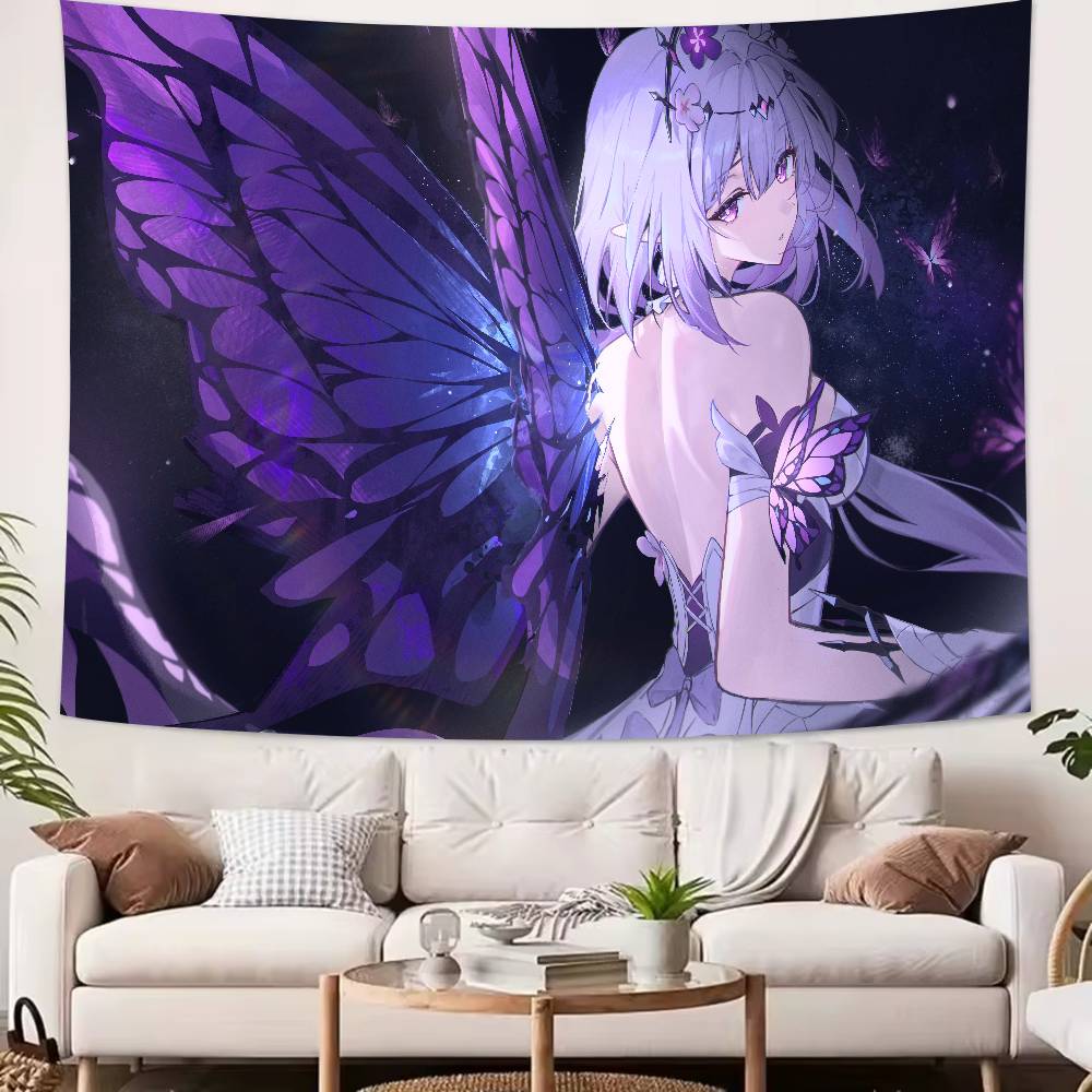 Pretty Hot Castorice Cool Honkai Star Rail Tapestry Popular Room Decoration Wall Tapestry Art Room Home Decor Wall Art Decor