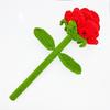 Handmade Crochet Giant Rose & Carnation Artificial Flowers - Teacher's Day, Qixi, Valentine's Gift