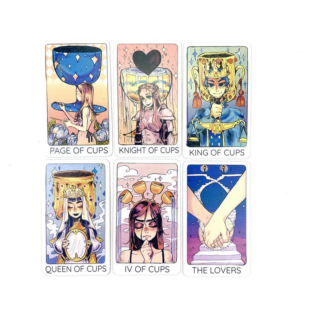 Third Eye Tarot Decks Metal Box With Colorful Edges For Tarot Card Reading And Divination