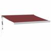 VidaXL Auvent rétractable automatique bordeaux 350x250 cm 3215324