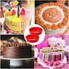 2Pcs Silicone Cake Mold 6/8Inch Cake Tins Nonstick Cake Pastry Mousse Bread Baking Mold Cake Pans Baking Tray Baking Accessories