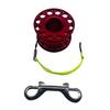 Diving Reel with Double End Bolt Snap Clip, Reel, Portable Spool for Accessories