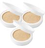 Everlife Glossy Skin Beauty Makeup Cushion Compact Light Refill Set of 3 Refill, Beige, Only,