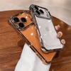 Luxury Electroplate Shockproof Transparent Phone Case For iPhone 17 Pro Max 17Pro 17Air Lens Protector Bumper Cover For iPhone17
