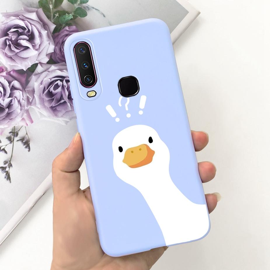 For Vivo Y12 Case Vivo Y15 Y17 1902 1904 Cute Fashion Cartoon Cover Soft Silicone Phone Case For Vivo Y15 Y 12 17 VivoY12 Fundas