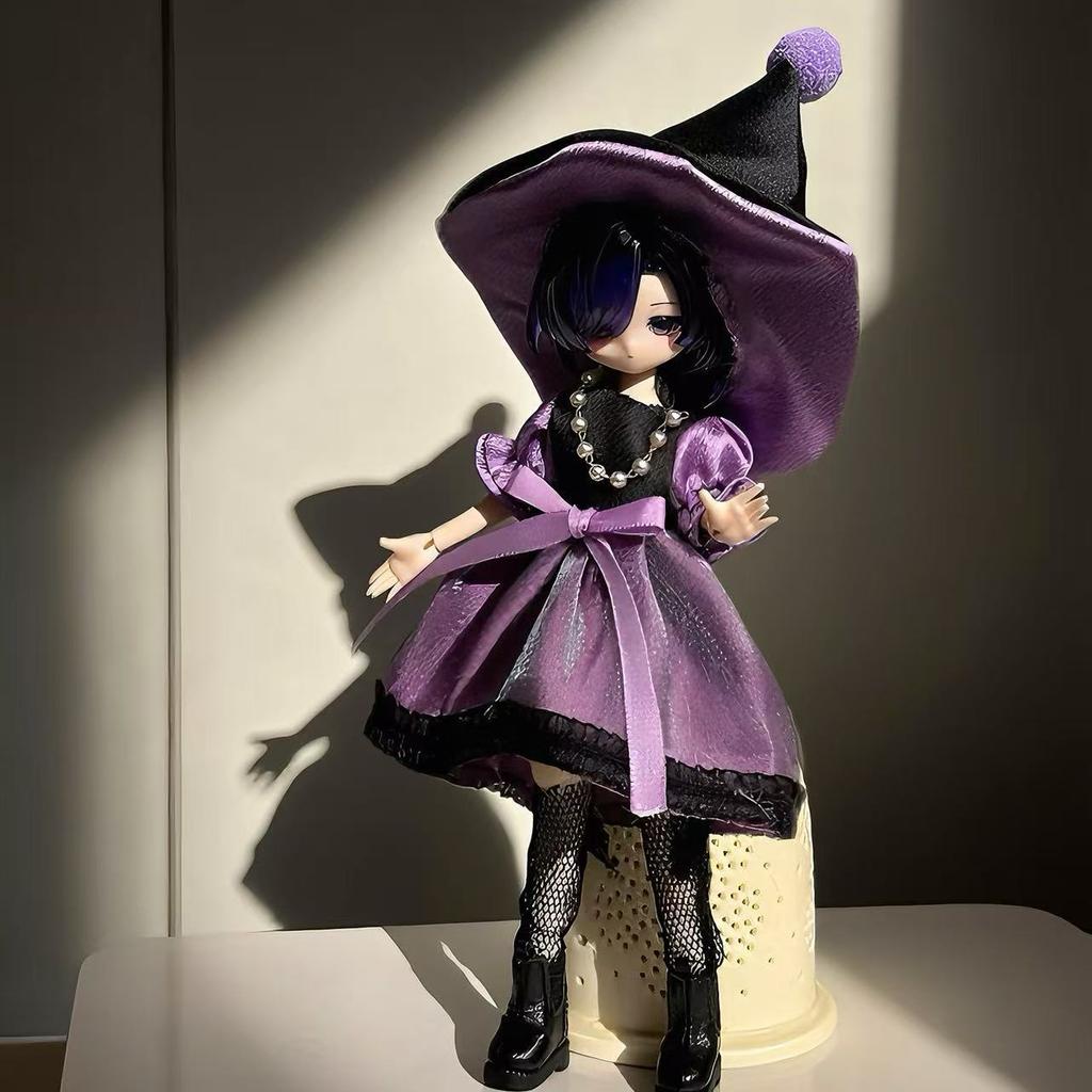 Doll Clothes Set For 1/8 1/12 Ob11 Bjd Dolls Winter Outfit Dress Up Accessories (Only Clothes)