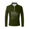 Men's Golf Shirt Casual Sports V Neck Ribbed Collar Long Sleeve Fashion Casual Solid Color Plain Spring & Summer Regular Fit