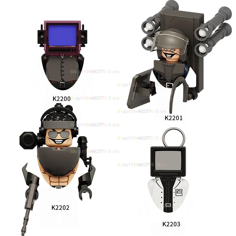 Nuevas Figuras KDL SWAT Skibidi Toilet Man Anime Juguetes de Bloques TvMan Titan Cameraman Speakerman Ladrillos Modelo Juguete Para Regalo de Cumpleaños de Niño