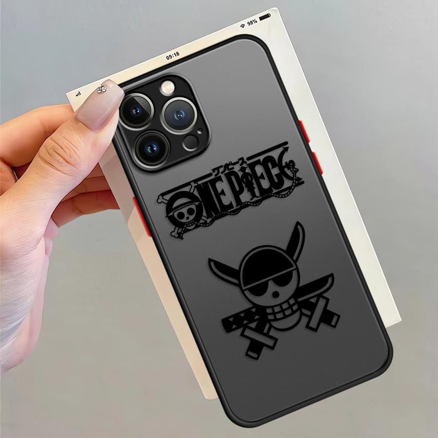 

Чехол с логотипом аниме One Piece для iPhone 17 Pro Max Air 12 7 8 SE 11 XS XR 13 Mini 15 16 Plus 14 Funda Задняя крышка телефона iPhone 11 Pro Max