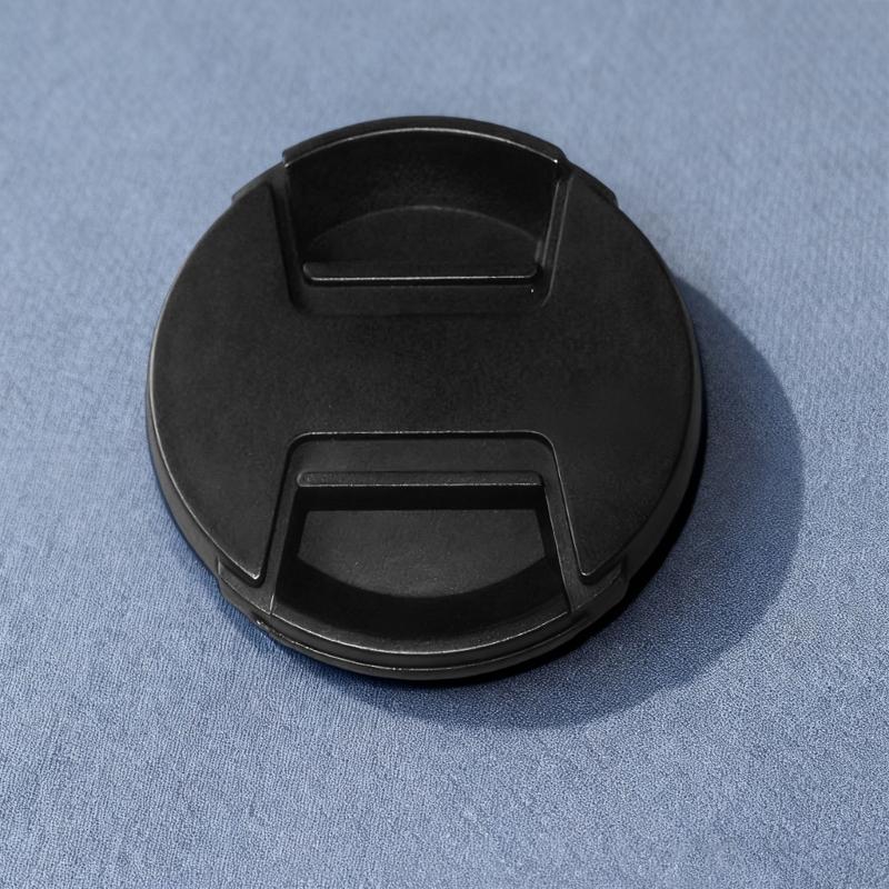 Set of 2pcs Slim 49mm Universal Lens Cover Twist On Anti Reflection Lightweight ABS Plastic For Camera Accessories