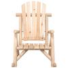 VidaXL Chaise à bascule de jardin 69x96x101 cm bois massif d'épicéa 363345
