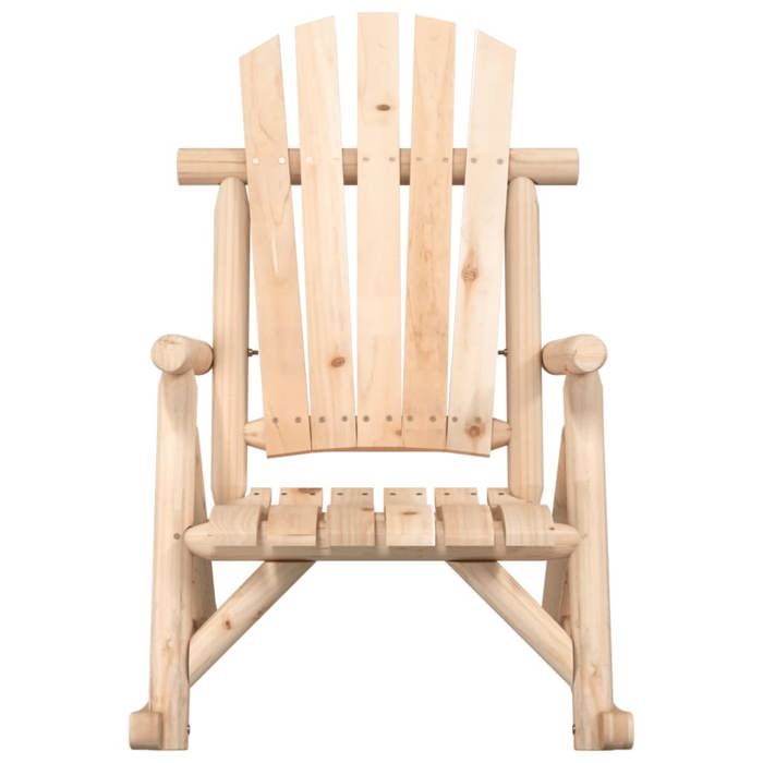 VidaXL Chaise à bascule de jardin 69x96x101 cm bois massif d'épicéa 363345