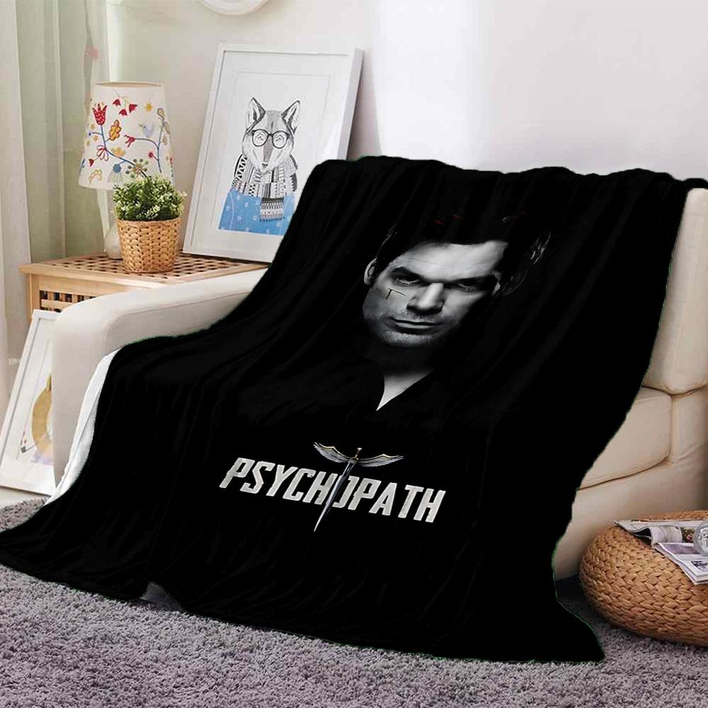 

1pc PSYCHOPATH Throw Blanket - Soft Flannel, Cozy All-Season Polyester Perfect for Home, Office, Bedroom 1094 80cmx120cm(31inx47in)