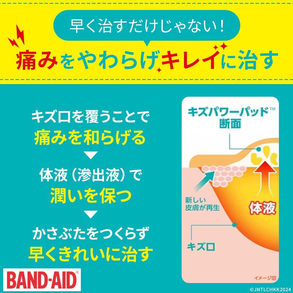 Kizu Power Jumbo 3 Bandages Large Clean Pain Hydrocolloid BAND-AID Pads, Size, + Bonus, Waterproof, Bandages, Fast, Healing, Relief,