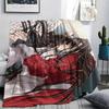 1 Pezzo Coperta in Flanella con Stampa Cartone Animato, Alta Qualità Confortevole per Tutte le Stagioni, Decorazione per la Casa, Calore e Comfort, Perfetta per Regalo di Natale Compleanno