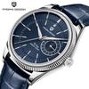 Bojani Paganidesign 1689 Men's Watch with Stainless Steel and Genuine Leather Strap