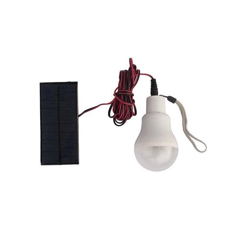 Outdoor Solar Powered Lamp Portable Led Bulb Rechargeable Camp Tent Night Fishing Emergency Light